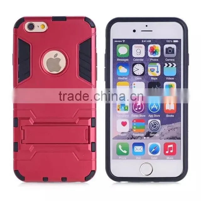 Mobile phone back cover case for htc one a9 m9 e9 Stand For HTC A9 Kickstand Phone case