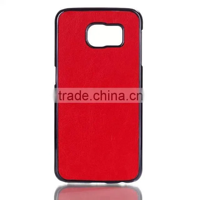 Leather+Metal case for Samsung galaxy Phone