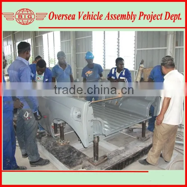 assemble RHD/LHD single cabin gasoline 1 ton truck with SKD/CKD