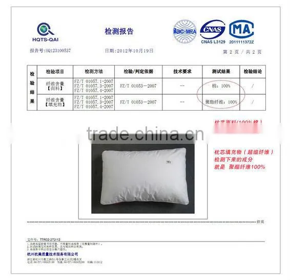 2016 China Supplier Cheap Polyester Pillow