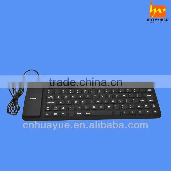 89 keys silicone keyboard with touchpad