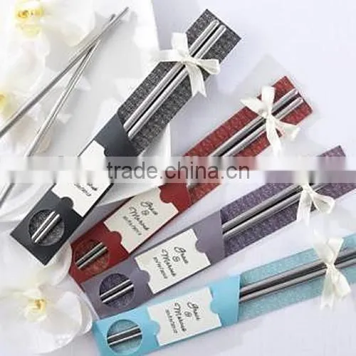 Stainless Steel Chopsticks Wedding Favors