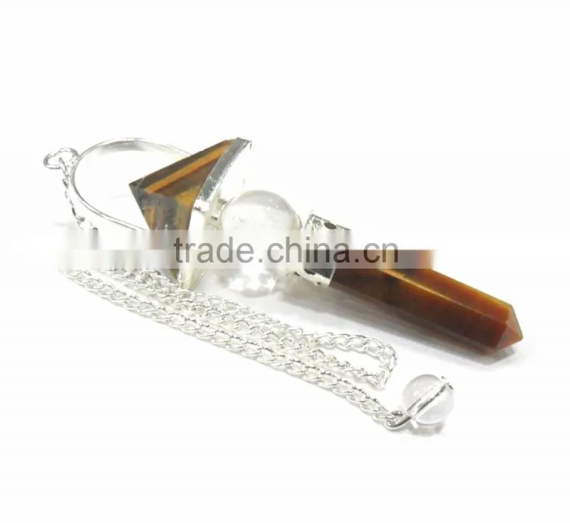 Sodalite Merkaba Star Metal Cap Pendulum : Wholesale Merkaba Pendulum