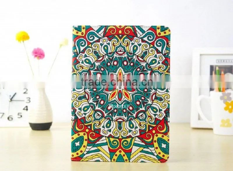 2014 new fashion leather stand case for ipad 4