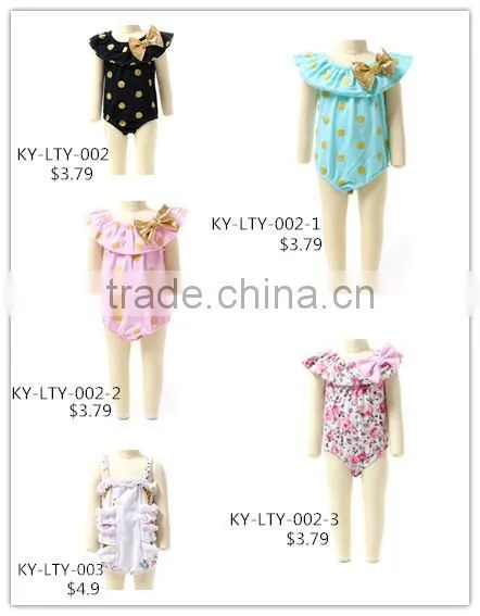 Wholesale black sequin green mermaid halter stylish baby romper dress summer