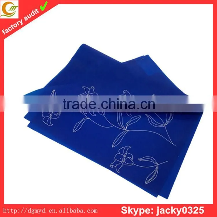 dongguan factory supply wholesale silicone pastry mat for dinner