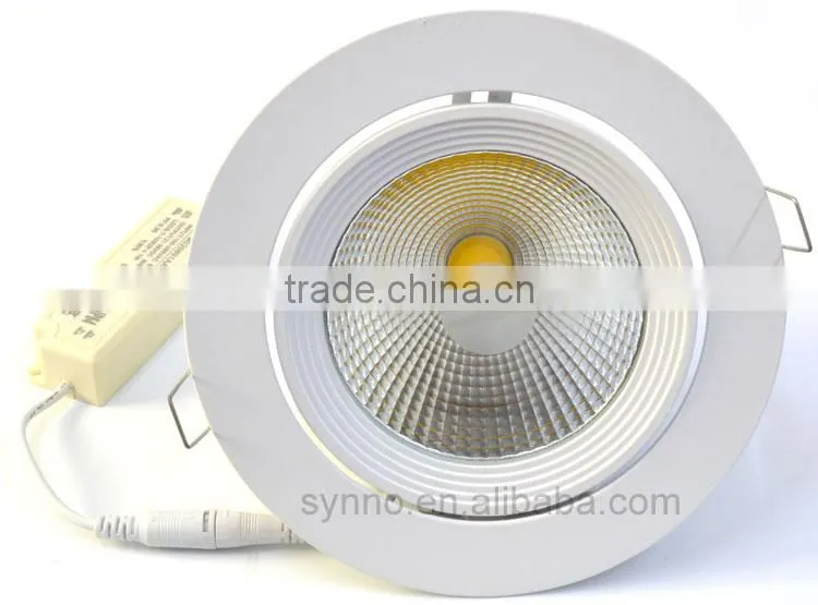 10W 20W 30W quality high power dimmable 30w cob led downlight led trunk light