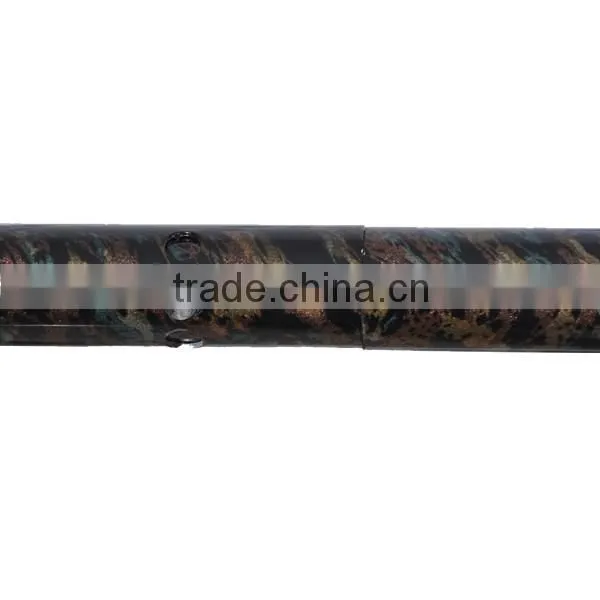 Detachable surface treatment fishing kayak paddle with straight pole