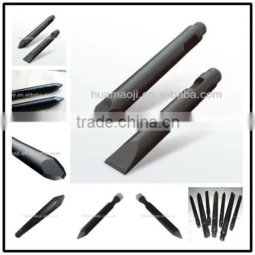 Excavator hydraulic breaker rock electric chisel