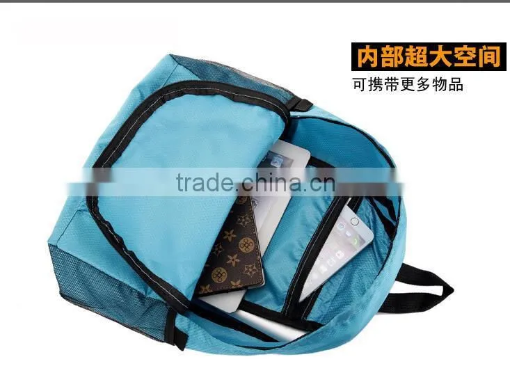 Hot selling folding backpack / fashion waterproof backpack / sport backpack