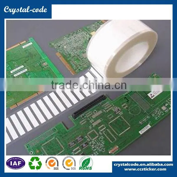 Muticolor printing anti-static single sided pressure sensitive esd label