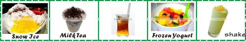 Taiwan bubble tea Mango coating juice boba