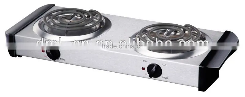 Double heating element burner