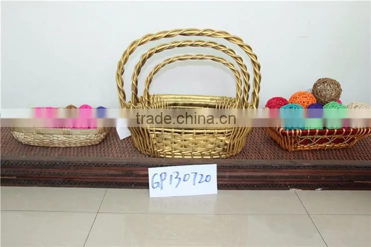 wholesale wicker baskets rattan cane webbing christmas gift baskets empty