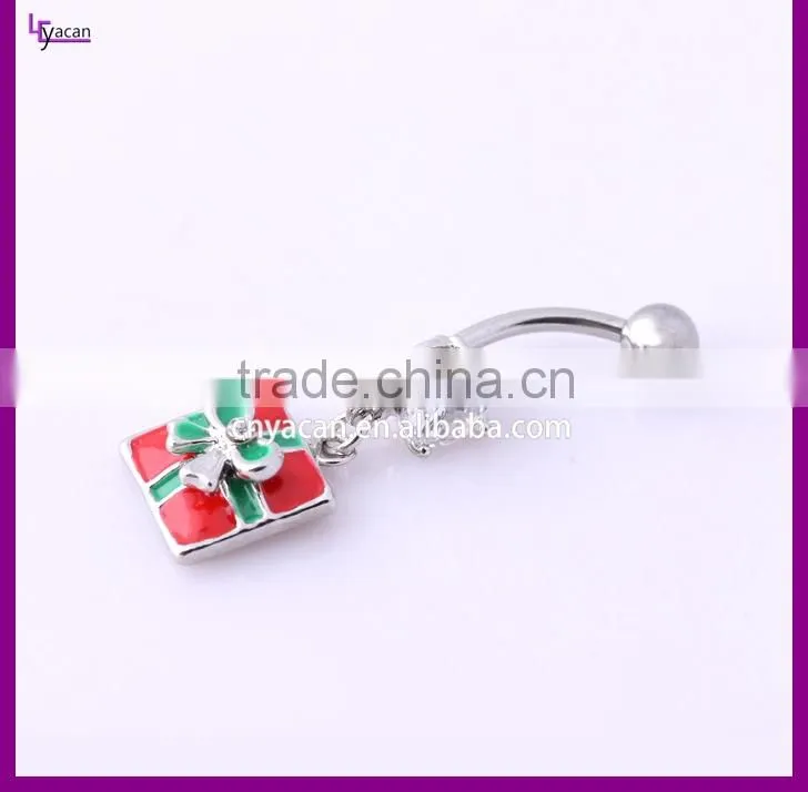 Wholesale New Arrival Christmas Gift Cane Piercing Belly Button