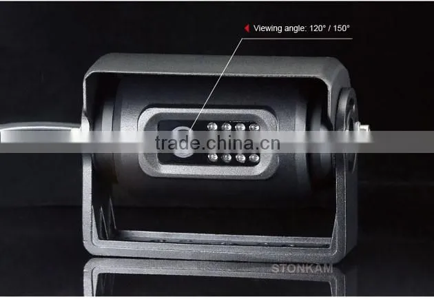 super wide viewing angle(150 degree) school bus camera for backup