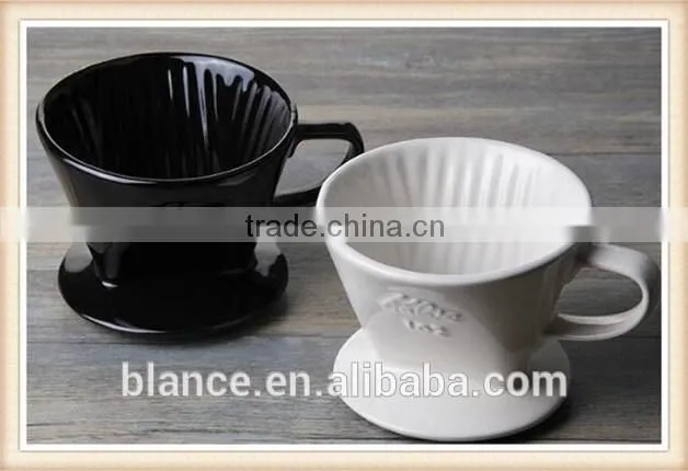 custom ceramic coffee dripper 3 hole design