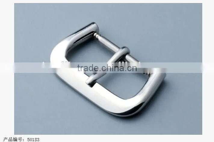High-quality K070S brushed IP yellow gold watch strap buckle in 18 20 22 24mm