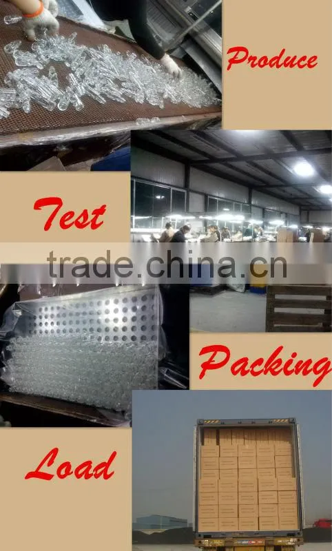 10CC/1/2OZ empty crystal nail polish bottle glass UV gel bottles with screw cap and brush supplier