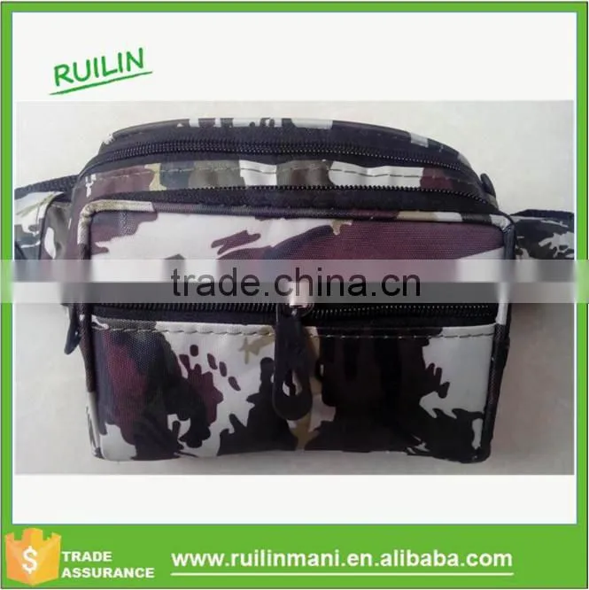Multi-functional Outdoor Sport camo Waist Pack Bag Pouch Belt Bumbag Camouflage belt bags with waistband