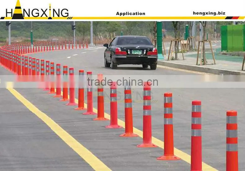 WB206 single reflector reflective warning posts