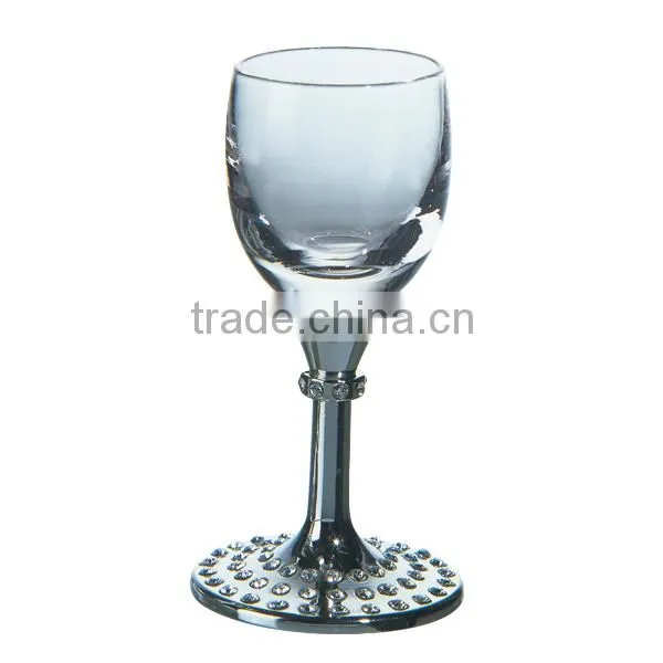 lead free clear crystal shot glasses