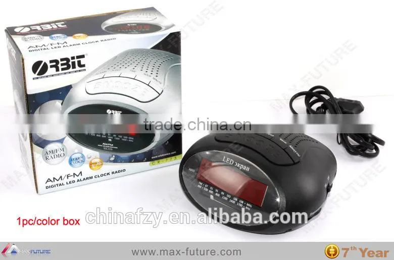 Digital Clock Radio with 0.6 Inch LED