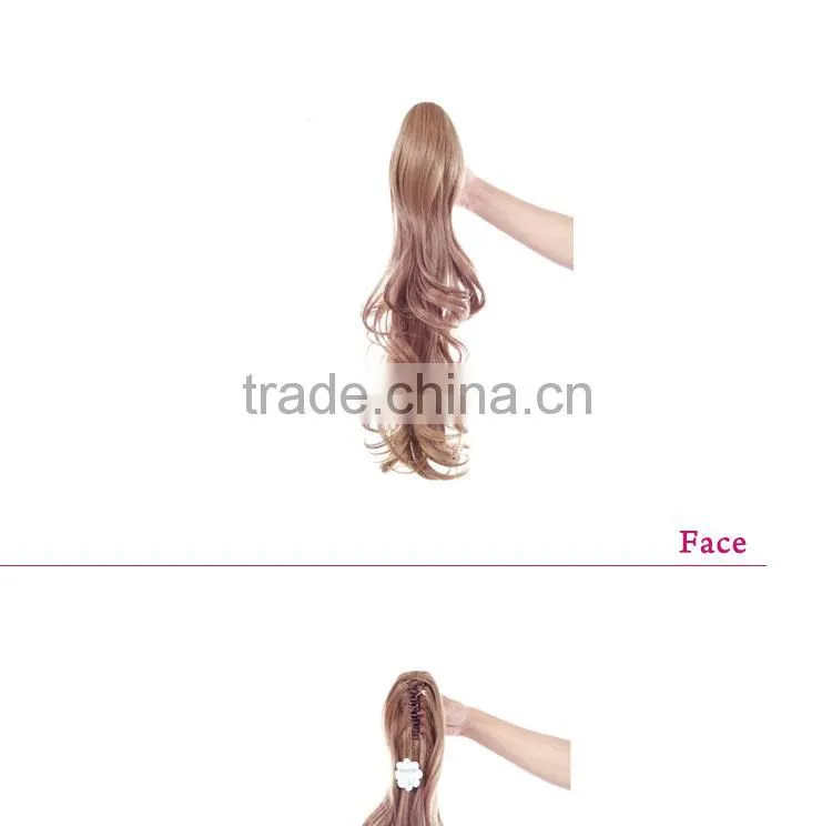 Hot selling High Temperature Fiber hair extensions hairpiece ponytail