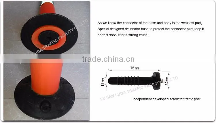 Super bright delineator post road delineators with EVA material