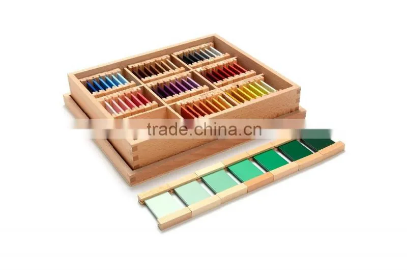 Montessori wooden educational toys for premium color tablets(3rd box)