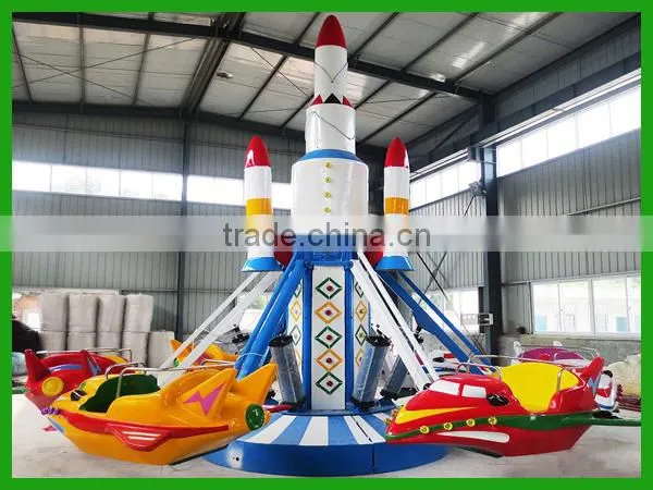 Factory price kids thrilling rides small amusement rides self control plane rides for sale