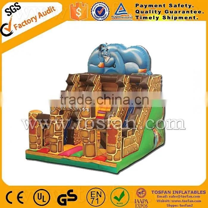 inflatable slide Aladdin bouncy castle slides A4062