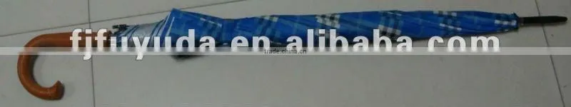 G32I autmatic blue check golf umbrellas wholesale
