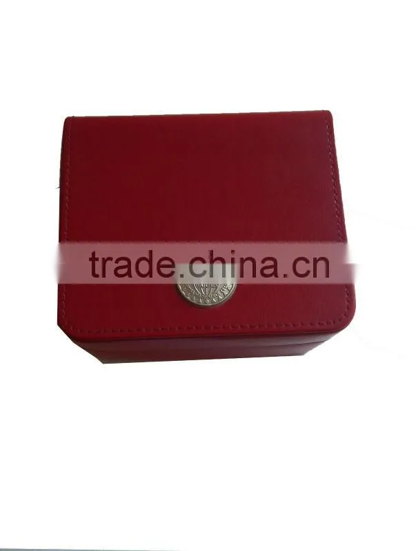 High quality Omega leather watch box for sale ,made in China