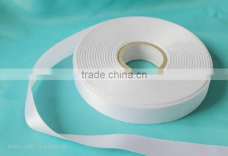 Printed Satin Ribbon Label Fabric