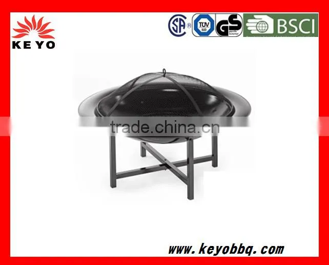 2016 keyo 30 inches European style indoor smokeless steel charcoal fire pit