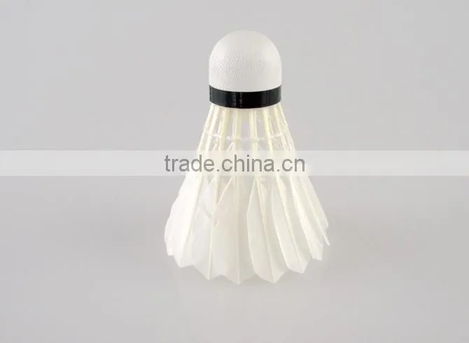 High Quality Class A Duck Feather 12pcs/Barrel Badminton Ball White Teal Feather Sport Game Training Badminton