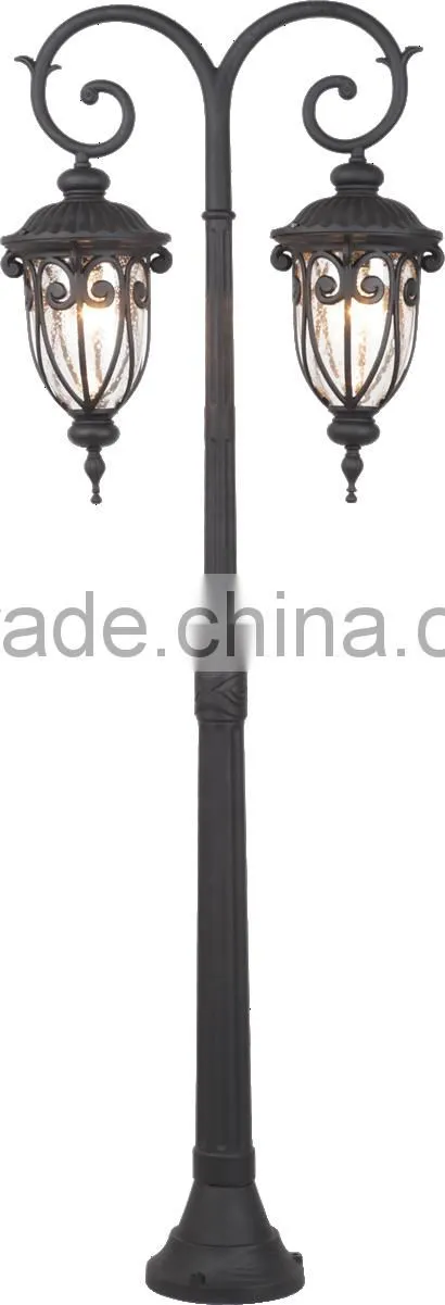 2016 new style Antique Aluminum Outdoor Standing Light Pole