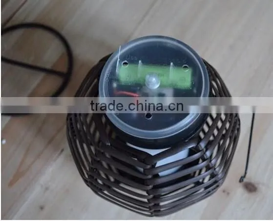 decoration antique solar lantern rattan lantern light