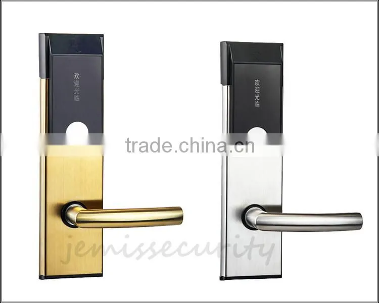Security 125Khz/13.56Mhz Security Door Card hotel lock for stainless steel