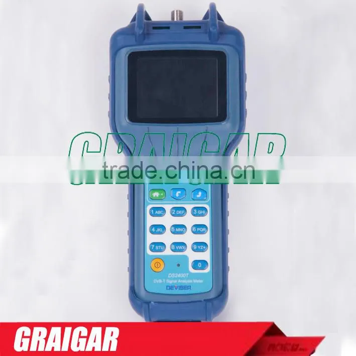 NEW Deviser DS2400T DVB-T/T2 Meter Terrestrial Signal Level Meter CATV METER(Many stock)