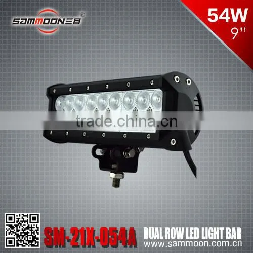 9 Inch 54W Dual Row LED Light BarSM-21X-054AHigh power LED Light Bar