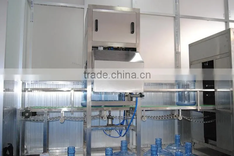 19L bucket mineral water production line/450bph 5 gallon bottle filling machine