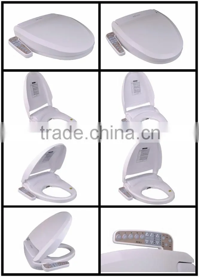 Plastic electronic bidets family intelligent sensor toilet seats