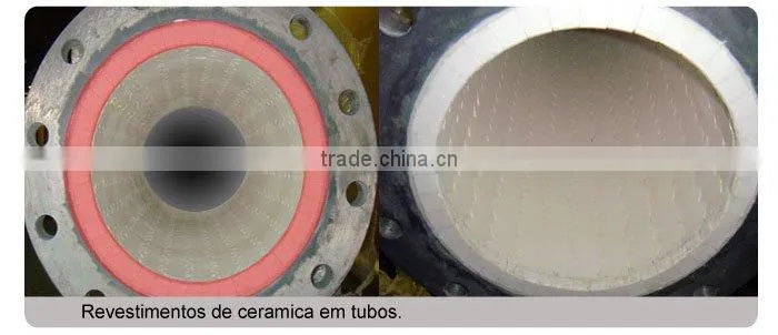 Superior Quality Wear Resistant Alumina Ceramic steel Pipe