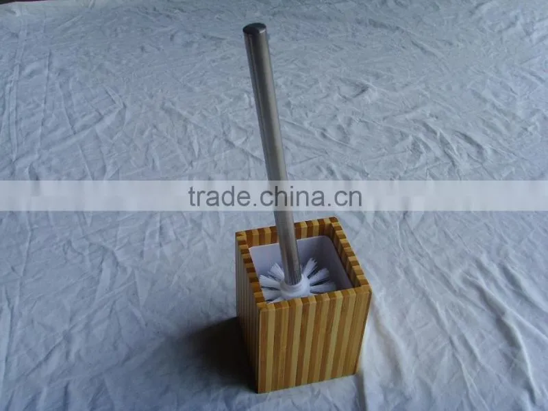 Bamboo bathroom accessories