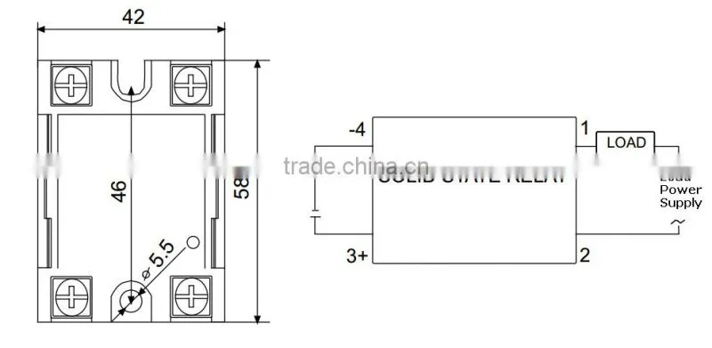 15A/240VAC Solid state relay SSR