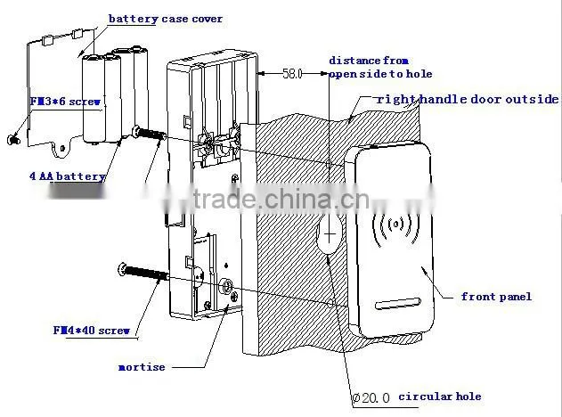 electronic cabinet lock