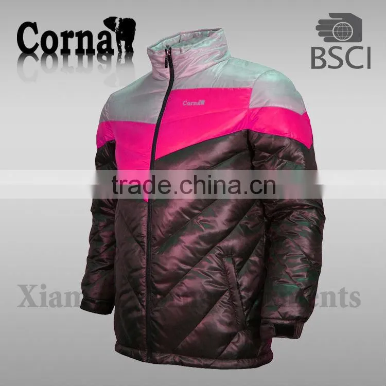 2016 FALL WINTER men's padded jacket men's winter coats tunnel neck softshell jacket