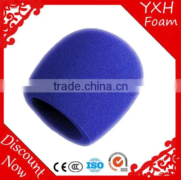 hot sell 70mm length foam microphone sponge microphone cover for all common handheld stage microphone